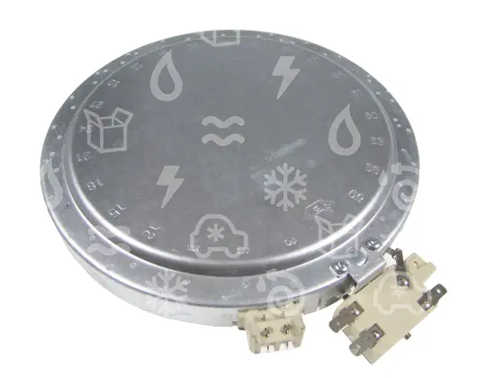 plotna keramická duozóna d=210/130mm, ELECTROLUX, 2200/750W